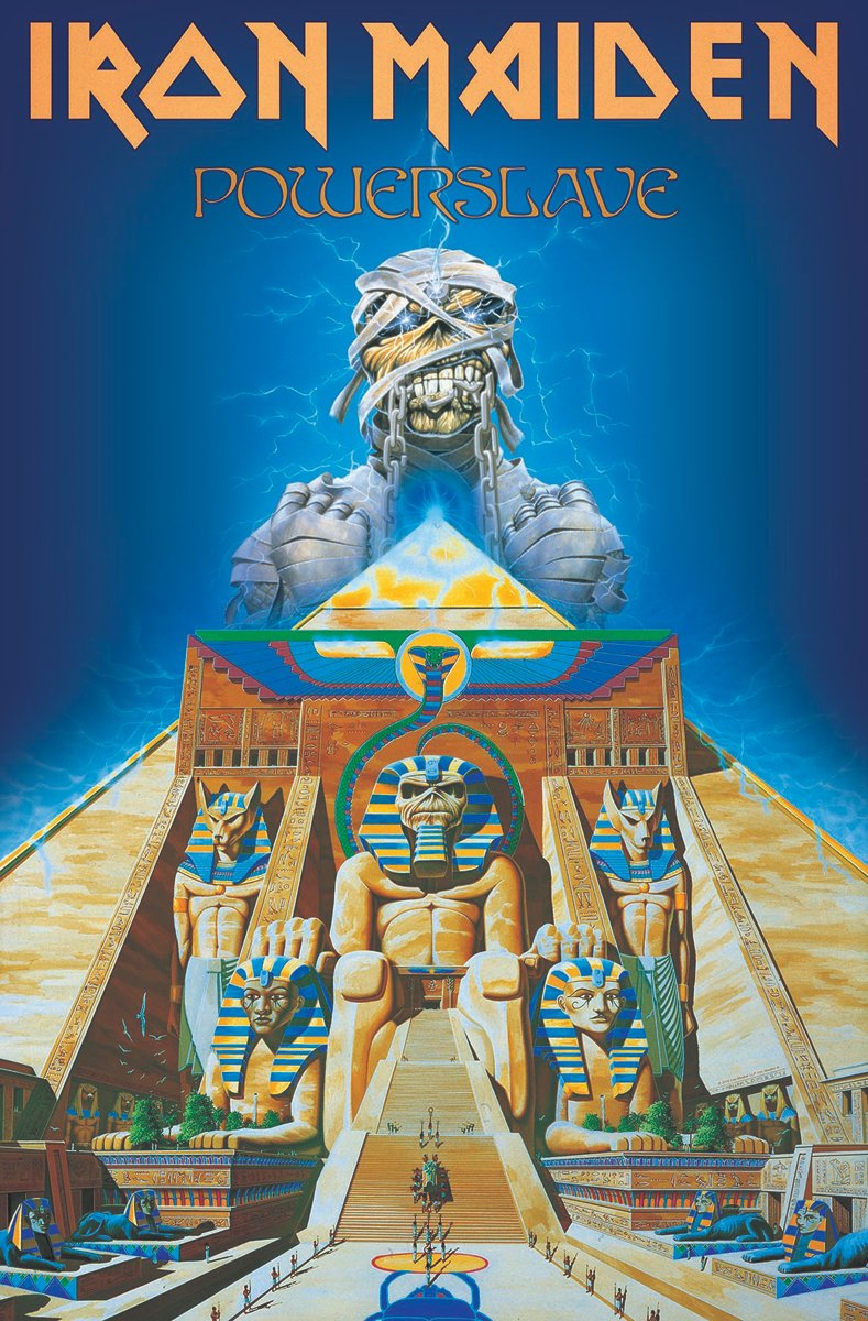 Amazon.com: Iron Maiden Textile Poster: Powerslave: Posters Amazon.com: Iron Maiden Textile Poster: Powerslave: Posters